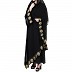 Double layered Bridal abaya with Golden lacework Double layered Bridal abaya with Golden lacework