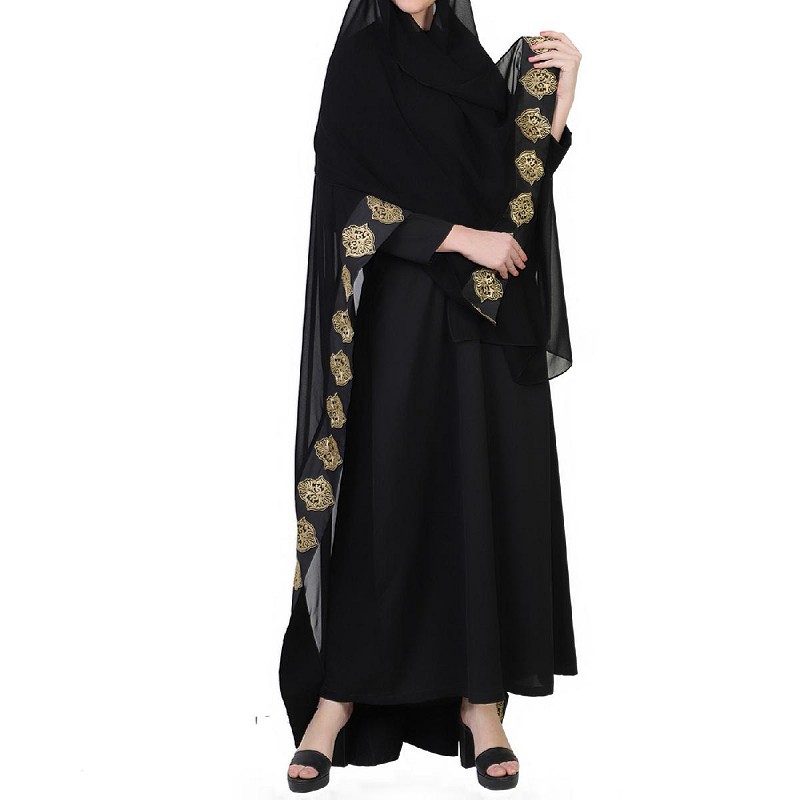 black cape abaya