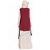 Shrug abaya- Beige-Maroon Shrug abaya- Beige-Maroon