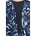 Shrug abaya combo- Navy Blue print Shrug abaya combo- Navy Blue print