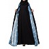Designer abaya with printed Shrug attached