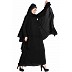 Shrug abaya- Black-Black Shrug abaya- Black-Black