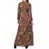 Printed Shrug Abaya- Oat-Multi color Printed Shrug Abaya- Oat-Multi color