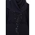 A-line Style and Umbrella sleeves Design Black Abaya with silver stone work A-line Style and Umbrella sleeves Design Black Abaya with silver stone work
