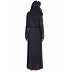 Three piece Burqa with Velvet Patch Three piece Burqa with Velvet Patch