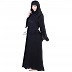 A-Line with Umbrella sleeves designer black Abaya A-Line with Umbrella sleeves designer black Abaya