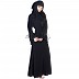 A-Line with Umbrella sleeves designer black Abaya A-Line with Umbrella sleeves designer black Abaya
