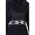 Dubai Style Umbrella design black Abaya with Double layer work Dubai Style Umbrella design black Abaya with Double layer work