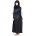 A-Line with V design Black Abaya A-Line with V design Black Abaya
