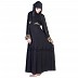 Frock Style Umbrella Design Niqab with Golden Print on Top. Frock Style Umbrella Design Niqab with Golden Print on Top.