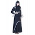 A-Line Double Layer Dubai Burqa with Belt A-Line Double Layer Dubai Burqa with Belt