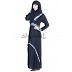 A-Line Double Layer Dubai Burqa with Belt A-Line Double Layer Dubai Burqa with Belt