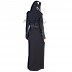 A-Line with Single Arca Design Black Burqa A-Line with Single Arca Design Black Burqa