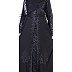 A-Line with Single Arca Design Black Burqa A-Line with Single Arca Design Black Burqa