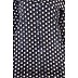 A-Line Frock style Black and White print Burqa