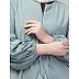 Adjustable waist Pleated Sleeves Abaya- Sage Green Adjustable waist Pleated Sleeves Abaya- Sage Green