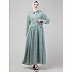 Front open Coat style abaya with wide belt- Sage Green Front open Coat style abaya with wide belt- Sage Green