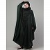 Double layered hand embroidered kaftan cum abaya- Green Double layered hand embroidered kaftan cum abaya- Green