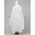 Threads Embroidery Irani Kaftan - White Threads Embroidery Irani Kaftan - White