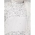 Hand Embroidered balloon Sleeves Abaya-White Hand Embroidered balloon Sleeves Abaya-White