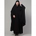 Front open Irani Chador-Black Front open Irani Chador-Black