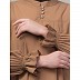 Matching Co-Ord set with puff sleeves-Skin Color Matching Co-Ord set with puff sleeves-Skin Color