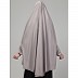 Prayer hijab in stretchable Jersey fabric-Grey Prayer hijab in stretchable Jersey fabric-Grey