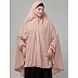 Prayer hijab in stretchable Jersey fabric-Mauve Prayer hijab in stretchable Jersey fabric-Mauve