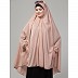 Prayer hijab in stretchable Jersey fabric-Mauve Prayer hijab in stretchable Jersey fabric-Mauve