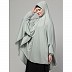 Prayer hijab in stretchable Jersey fabric-Sage Green Prayer hijab in stretchable Jersey fabric-Sage Green