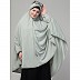 Prayer hijab in stretchable Jersey fabric-Sage Green Prayer hijab in stretchable Jersey fabric-Sage Green