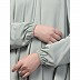Prayer hijab in stretchable Jersey fabric-Sage Green Prayer hijab in stretchable Jersey fabric-Sage Green