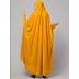 Free size jilbab with nose piece- Mustard Free size jilbab with nose piece- Mustard