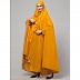 Free size jilbab with nose piece- Mustard Free size jilbab with nose piece- Mustard