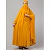 Free size jilbab with nose piece- Mustard Free size jilbab with nose piece- Mustard
