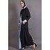 New Arrivals Casual Abaya - Contrast Yoke Black/Sky-blue New Arrivals Casual Abaya - Contrast Yoke Black/Sky-blue