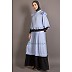 New Arrivals  Abaya - Contrast frilled  Abaya New Arrivals  Abaya - Contrast frilled  Abaya