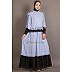 New Arrivals  Abaya - Contrast frilled  Abaya New Arrivals  Abaya - Contrast frilled  Abaya
