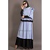 New Arrivals  Abaya - Contrast frilled  Abaya New Arrivals  Abaya - Contrast frilled  Abaya