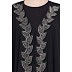 Party wear Kaftan abaya with hand work- Black Party wear Kaftan abaya with hand work- Black