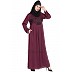 Hand embroidered party-wear abaya Hand embroidered party-wear abaya