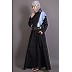A-line casual abaya with frills  A-line casual abaya with frills