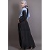 A-line casual abaya with frills  A-line casual abaya with frills