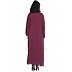 Party wear abaya with pintucks- Wine  Party wear abaya with pintucks- Wine