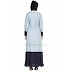 Dual colored casual abaya Dual colored casual abaya