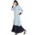 Dual colored casual abaya Dual colored casual abaya
