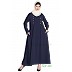 Casual abaya- Navy Blue Casual abaya- Navy Blue