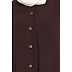 Front open casual abaya- Brown color Front open casual abaya- Brown color