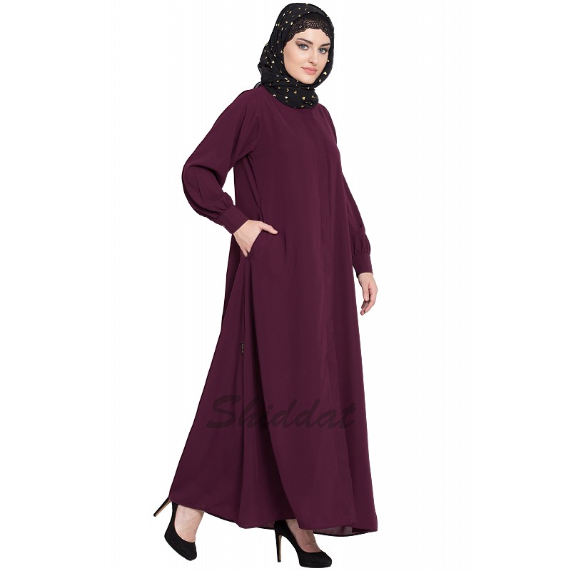 Cardigan abaya- Buy Casual abaya for daily use at www.shiddat.com