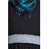 Classic abaya with Lace work - Black Classic abaya with Lace work - Black